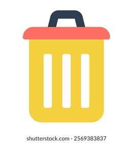 Recycling Bin Urban Lifestyale icon illustration