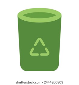 Recycling Bin Vector Flat Icon