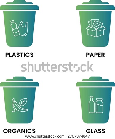 Recycling Bins for Waste Segregation