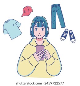 Recycling, buying and selling of used clothes