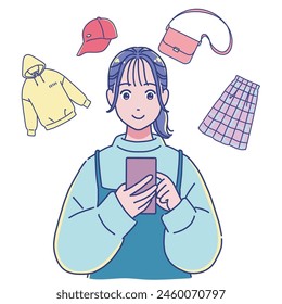 Recycling, buying and selling of used clothes