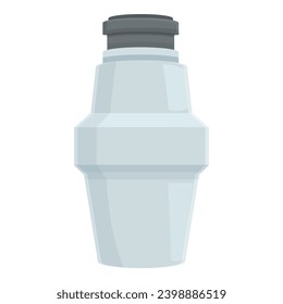 Recycling device pot icon cartoon vector. Cleaning container. Management box