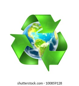 Recycling Earth, vector