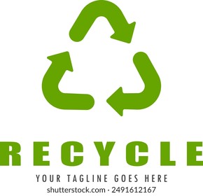 Reciclaje Ecología Diseño de logotipo o icono