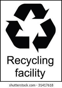 Recycling Facilities Public Information Sign