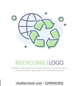 Recycling Flat Icon