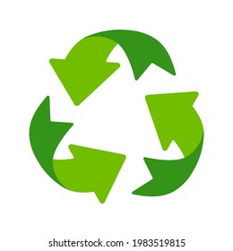 Recycling icon. An arrow that revolves endlessly Reuse concept Recycled.
