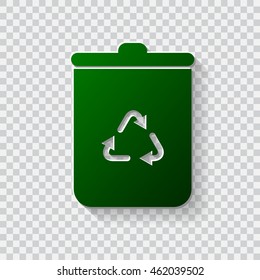 Recycling icon. Eco friendly concept. Recycling vector illustration