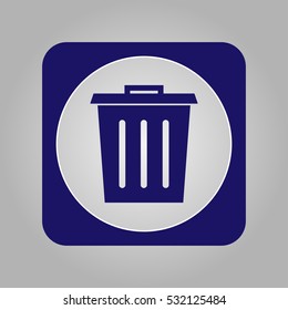 Recycling icon, garbage icon
