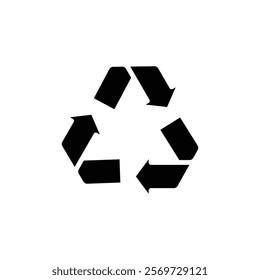 Recycling icon Line Art Logo set