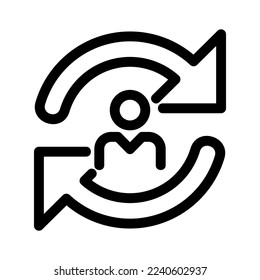 recycling icon or logo isolated sign symbol vector illustration - high quality black style vector icons
