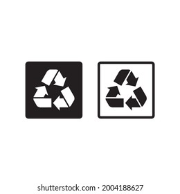 recycling icon , recycle icon vector