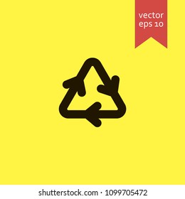 recycling. recycling icon. sign design. Vector EPS 10.