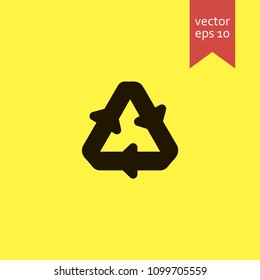 recycling. recycling icon. sign design. Vector EPS 10.