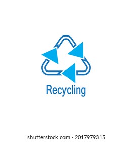 Recycling  icon and symbol vector template