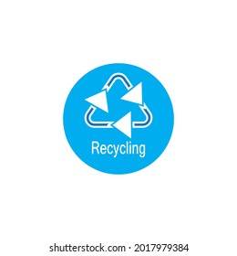 Recycling  icon and symbol vector template