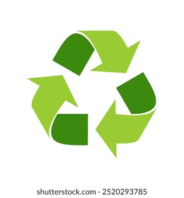 Recycling icon. Thin line editable stroke vector illustration.