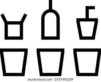 recycling icon. Thin linear style design isolated on white background