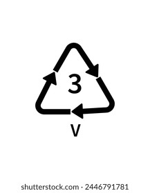 Recycling-Symbol, Vektorgrafik Beste Flat-Symbol.