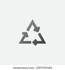 Recycling Icon Vector Editable Color