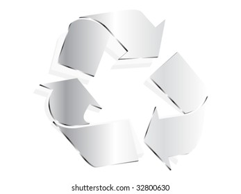 recycling icon vector illustration