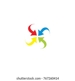 recycling icon vector illustration