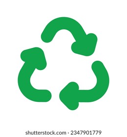 diseño de vector de icono de reciclaje