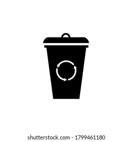 recycling icon vector illustration logo 