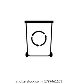 recycling icon vector illustration logo