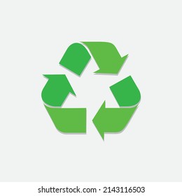 Recycling icon, vector symbol, Can be used for web, print, and mobile