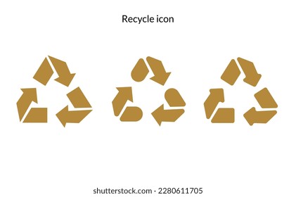 Symbol für Recycling-Vektortechnologie