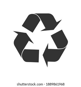 recycling icon vector for trash