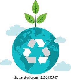 Recycling Icons Environmental Conservation Vector High Stock Vector ...