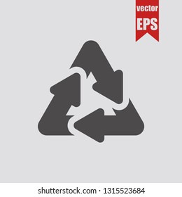 Recycling icon.Vector illustration.