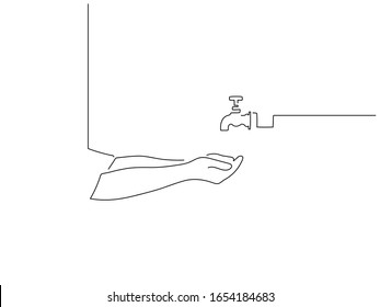 Recycling isolated line drawing, vector illustration design. Ecology collection.