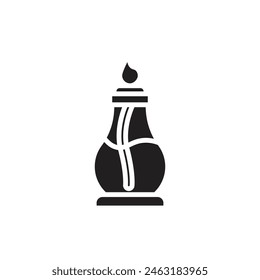 Recycling Latern Filled Icon Vector Illustration