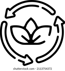 Recycling leaf with white background.
Care about the Environment. Ecological fabric package
