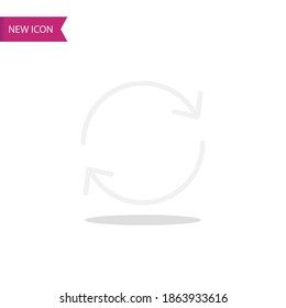 recycling line icon, outline vector illustration.