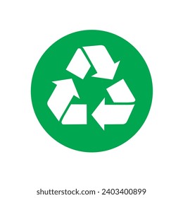 recycling mark. recycling icons. Universal Recycled Mark Vector Illustration. EPS, PNG. JPG. 