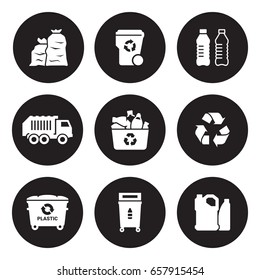 Recycling Plastic Icons Set Stock Vector (Royalty Free) 657915454 ...