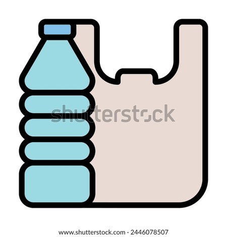 recycling, pvc, pet, polymer, plastic, container, vessel, plastic bottle, bag plastic, water bottle icon
