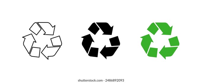 Recycling, Mehrwegverpackung, Symbol, Symbol