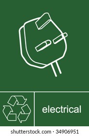 Recycling Sign Electrical