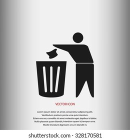 Recycling sign icon