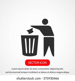 Recycling sign icon