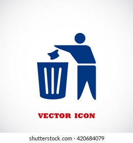 Recycling sign icon