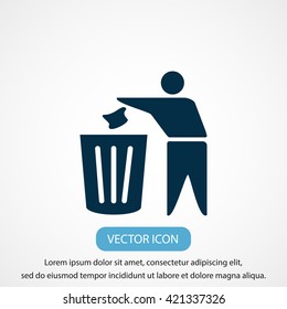 Recycling sign icon