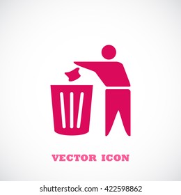 Recycling sign icon
