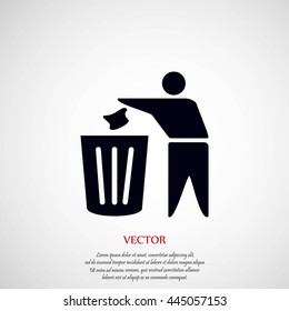 Recycling sign icon
