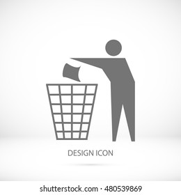 Recycling sign icon, vector best flat icon, EPS